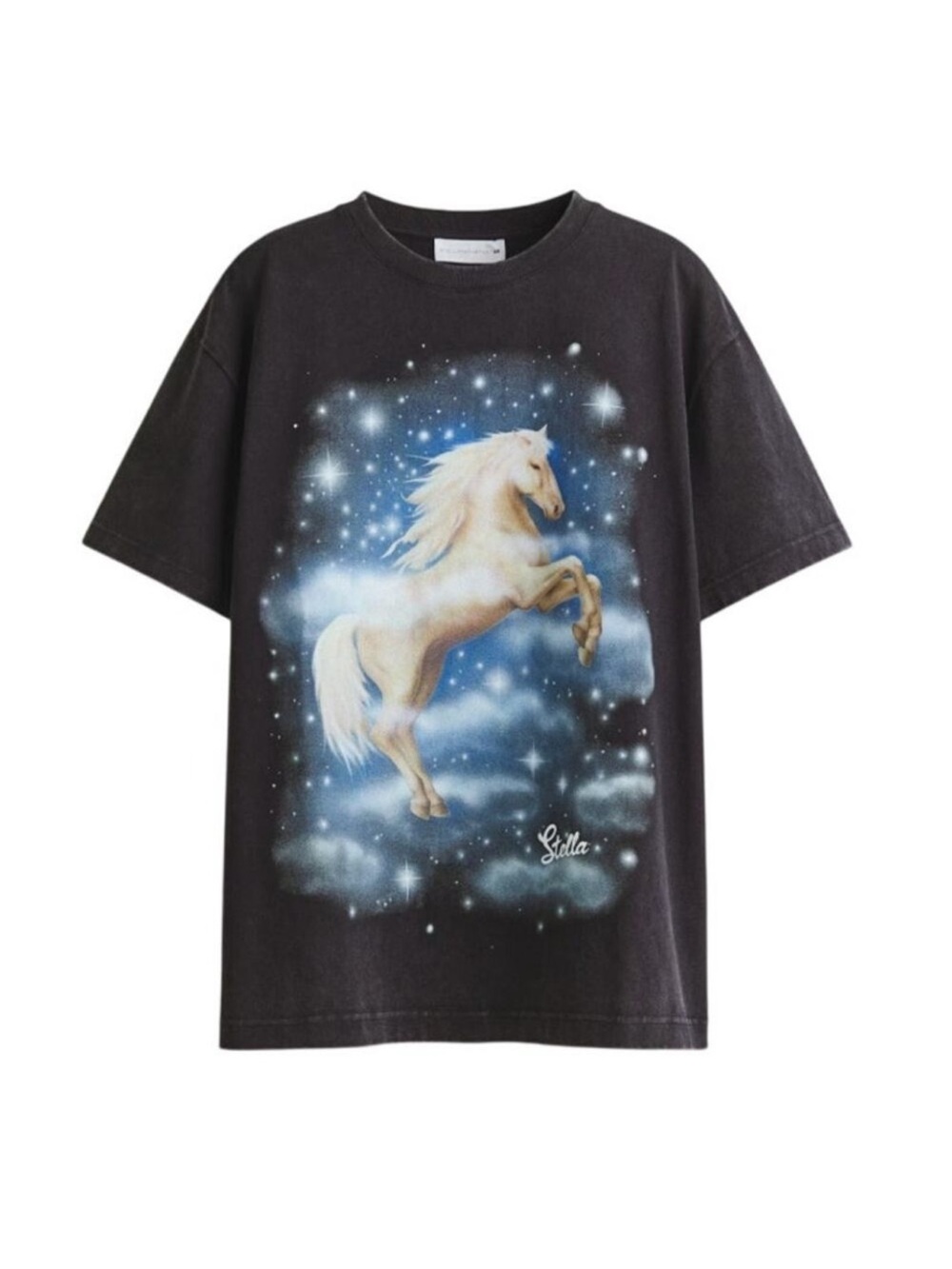 Stella Mccartney X H&M Oversized Printed Unicorn T Shirt